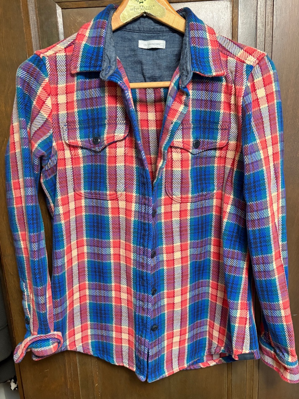 Outerknown Plaid Blanket Shirt